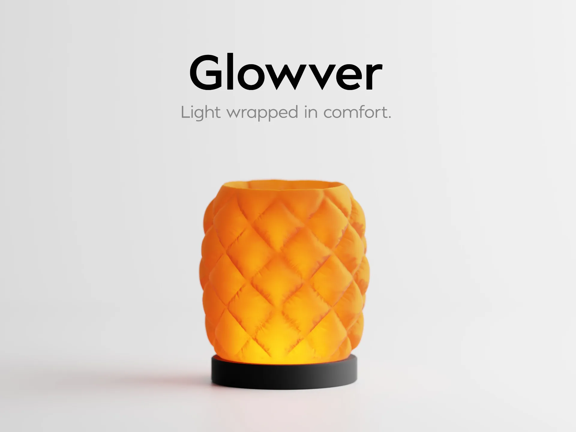 Glowver Lamp — 3D-printed geometric light